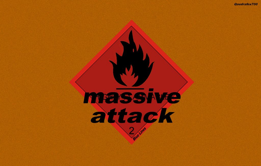 Portada expandida del primer disco de Massive Attack.