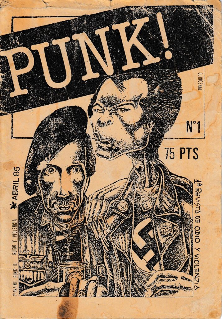 Nostalgia del fanzine pop que quizá ya no vuelva. Portada del fanzine "Punk!"