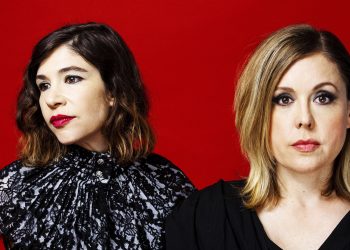 Carrie Brownstein and Corin Tucker of Sleater-Kinney.