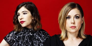 Carrie Brownstein and Corin Tucker of Sleater-Kinney.